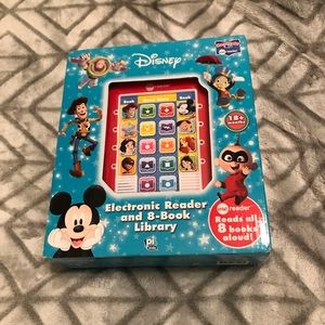 Disney Electronic Reader & 8 Book Library